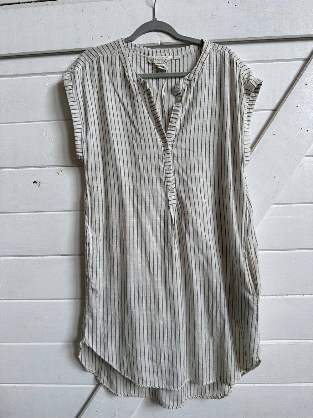 Lightweight Striped Tunic Top